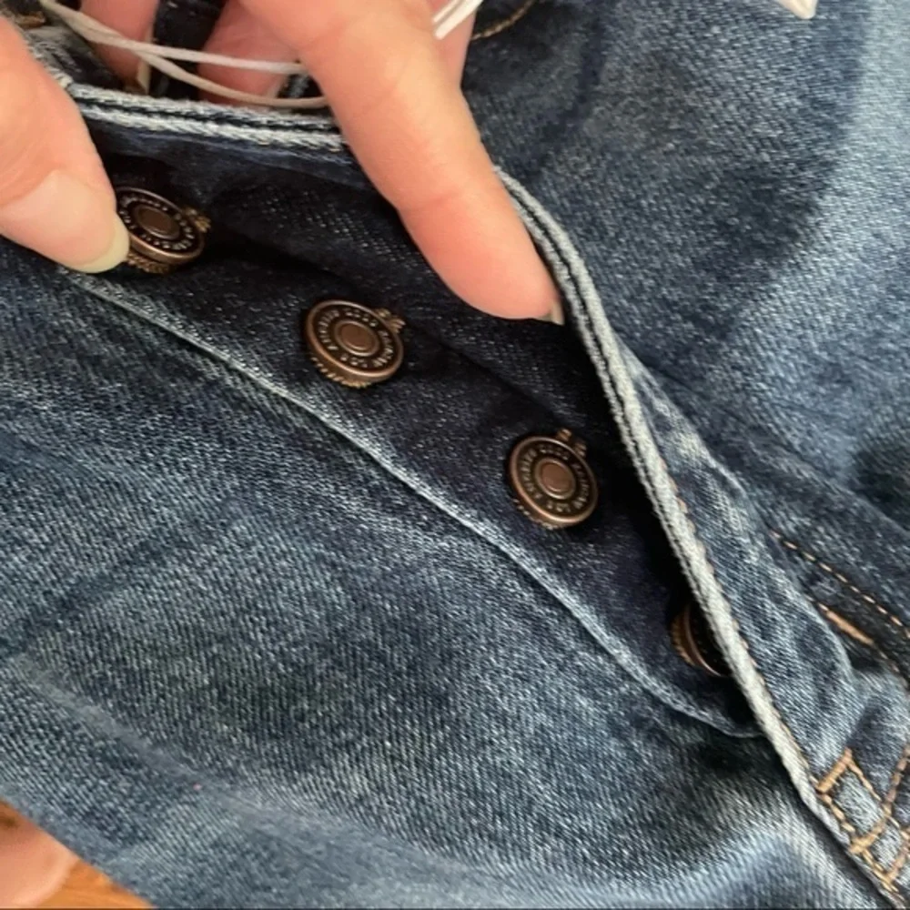 Kancan 90’s flare distressed cotton denim jeans size‎ 11 29 NWT - Picture 9 of 9